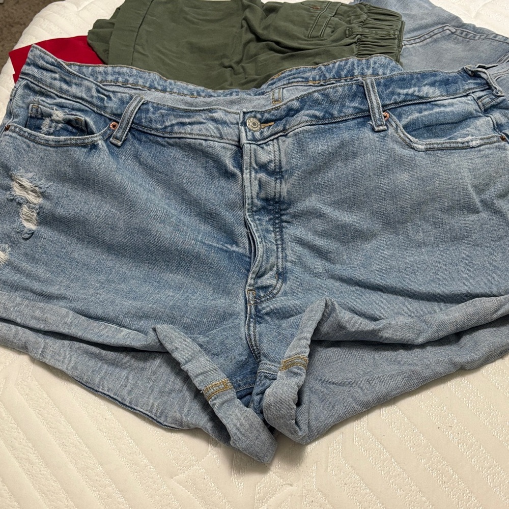 Old Navy Light Blue Jean Shorts